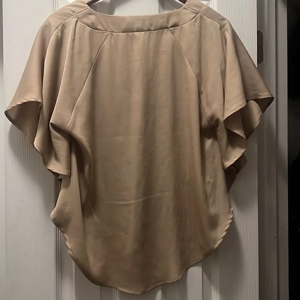 L'atiste Gold Shirt - Silk Shirt - Size Small - Beautiful Top